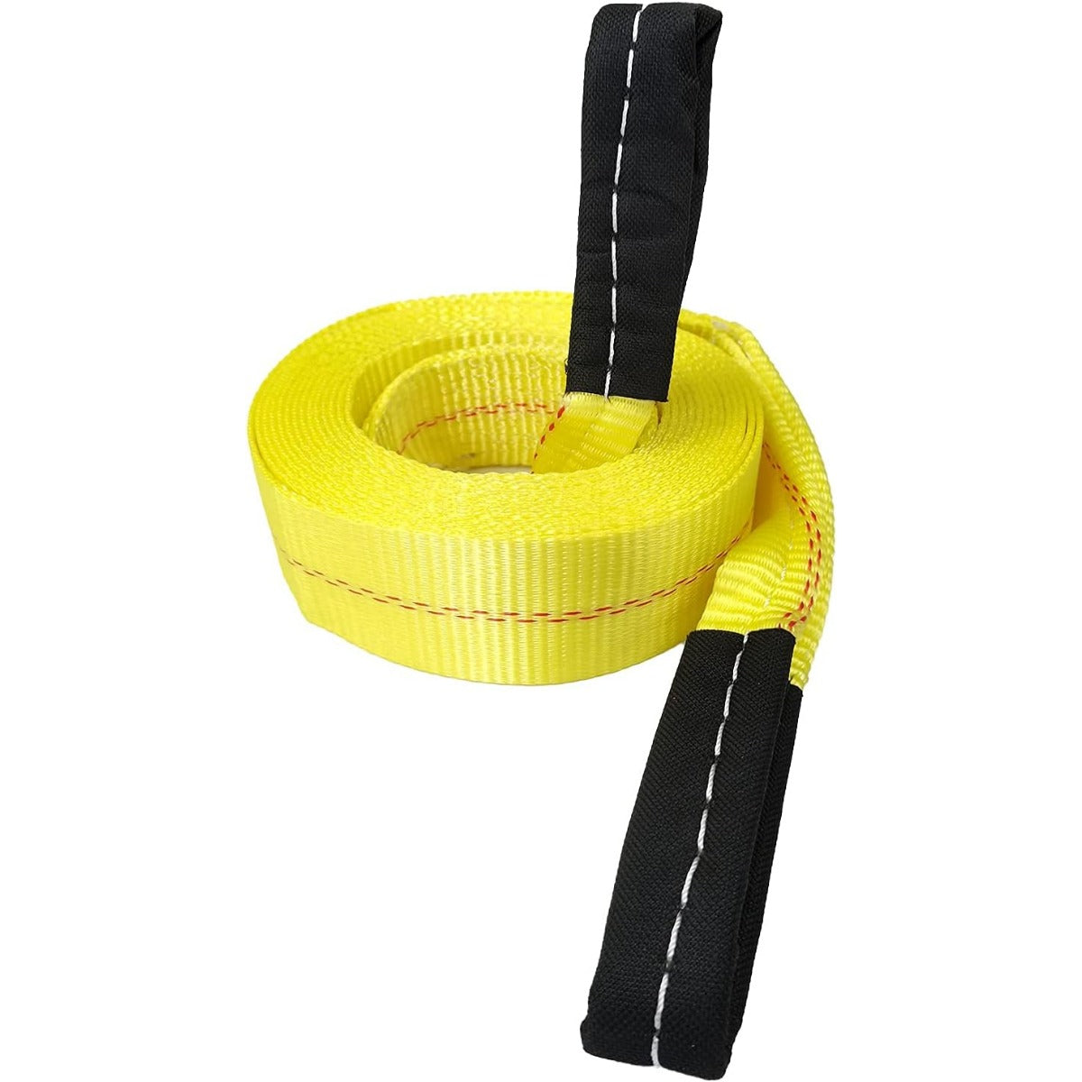  AIJIWU Tow Rope, Car Heavy Duty Recovery Tow Straps 17600Ib 8  Ton 5M with 2 Hooks 2 Anti-Proof Gloves : Automotive